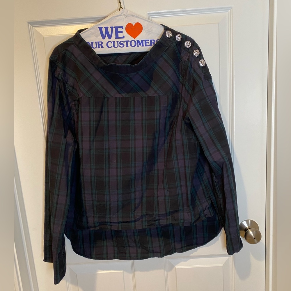J. Crew High-Low Blouse